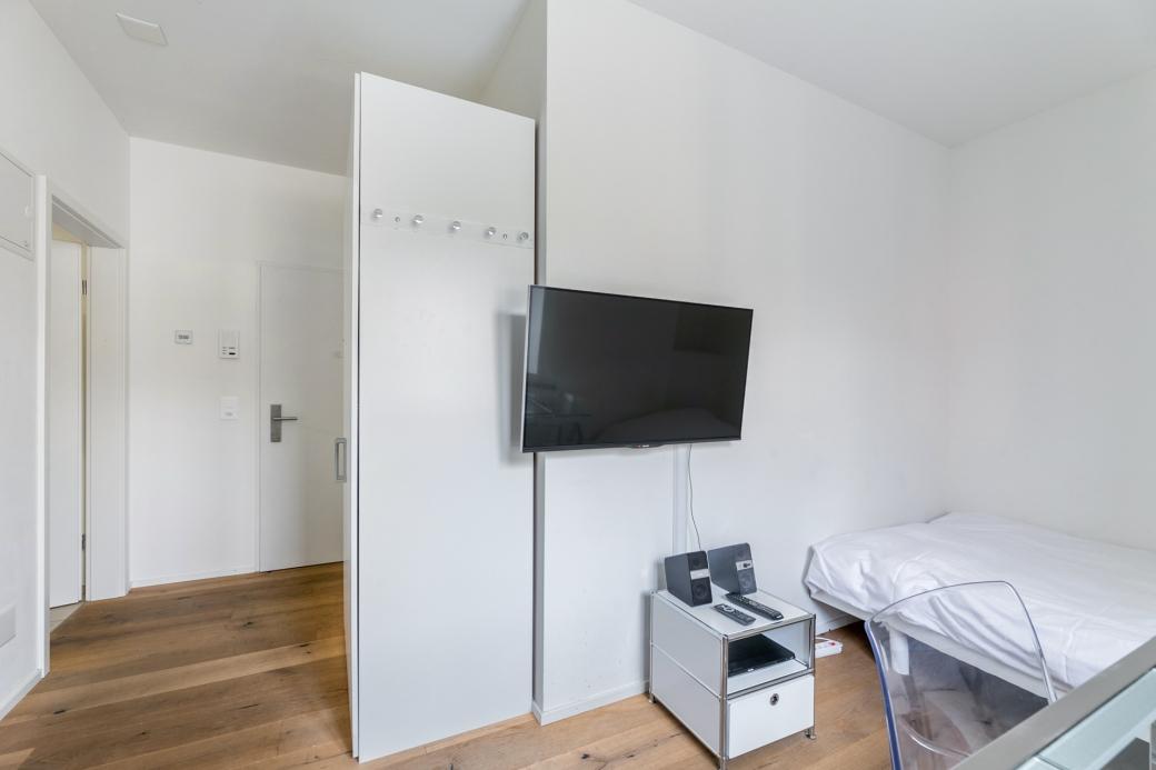 Schlafbereich - 1.5 Zimmer Möblierte Wohnung in Zürich
