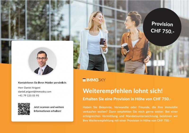 Weiterempfehlen und Geld verdienen - 3.5 stanze Appartamento a Glattfelden