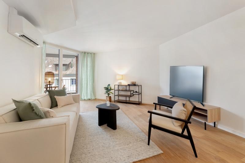 Wohnzimmer - 2.5 pièces Appartement a Stein am Rhein