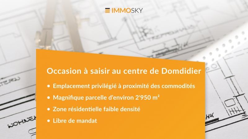 Bannière ImmoSky - Building land in Domdidier