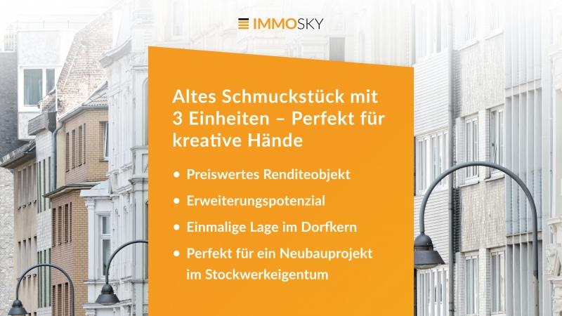 Altes Schmuckstück mit 3 Einheiten – Perfekt für kreative Hände - 3 Wohnungen Mehrfamilienhaus in Gersau