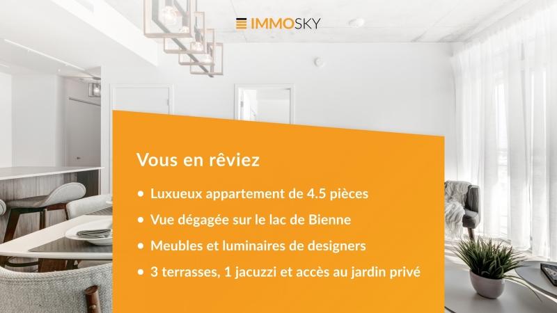 Bannière ImmoSky - 5.5 pièces Appartement en rez-de-chaussée a Twann Tüscherz