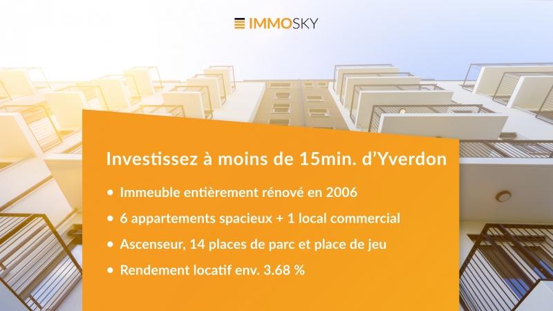 Bannière ImmoSky - Wohn- und Geschäftshaus in Suchy