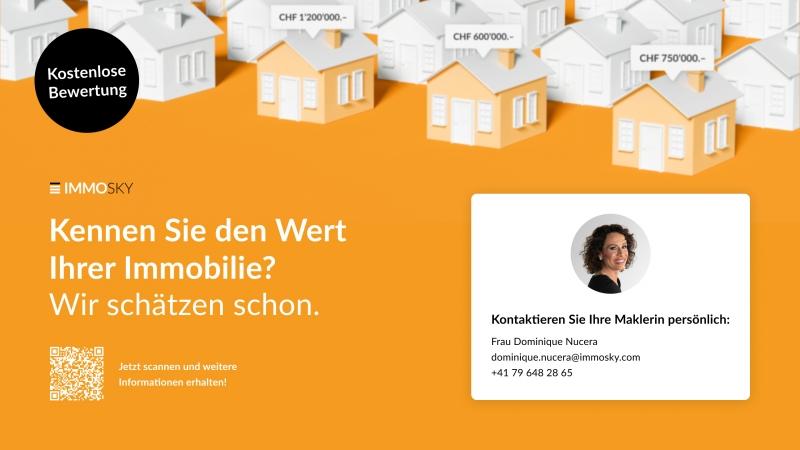 Kennen Sie den Wert Ihrer Immobilie? - 5.5 Zimmer Etagenwohnung in Lachen SZ