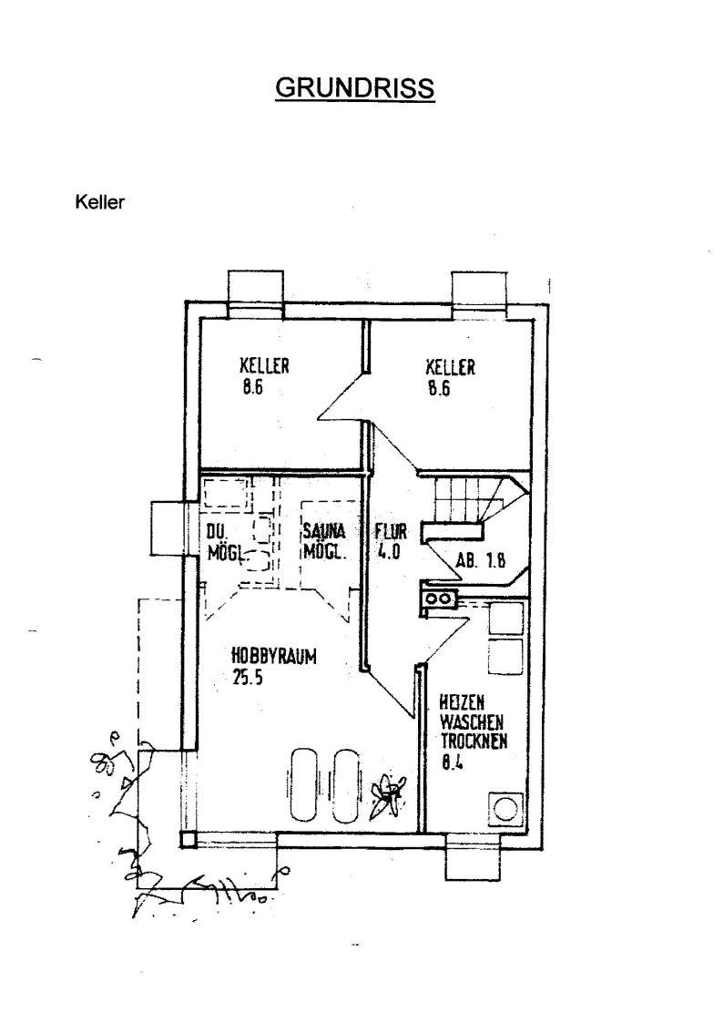 Grundriss KG - 