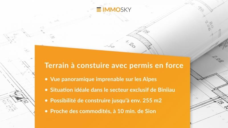 Bannière ImmoSky - Terrain à bâtir à Savièse