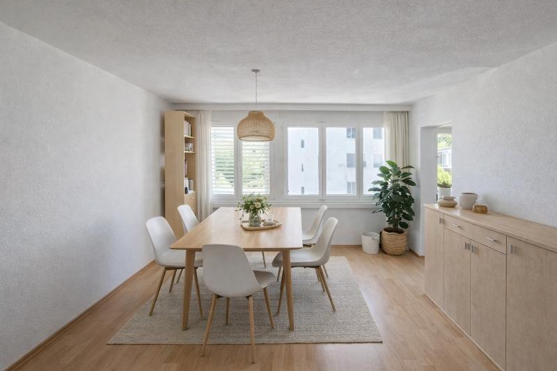 Gestaltungsmöglichkeit für Ihr Esszimmer - 4.5 Zimmer Wohnung in Sargans