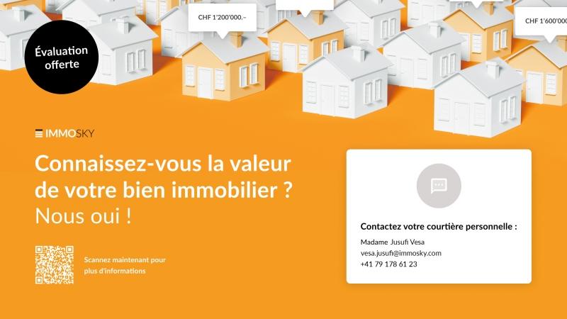 Connaissez-vous la valeur de votre bien immobilier ? - 2.5 pièces Appartement a Romont FR