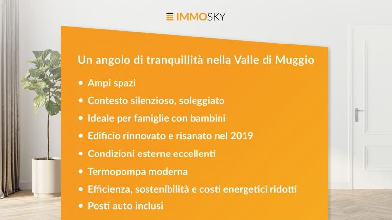 Un angolo di tranquillità - 4.5 Zimmer Etagenwohnung in Bruzzella