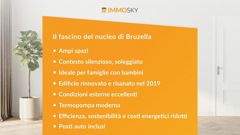Il fascino del nucleo di Bruzella - 3.5 Zimmer Etagenwohnung in Bruzzella
