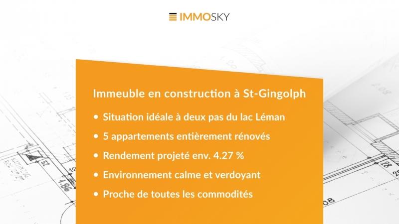 Bannière ImmoSky - 10 stanze Casa plurifamiliare a St Gingolph