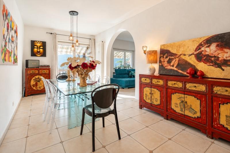 Sala da pranzo eclettica - 4.5 pièces Appartement a Brusino Arsizio