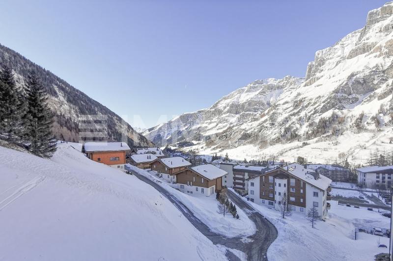 Weitsicht inklusive - 4.5 Zimmer Attikawohnung in Leukerbad