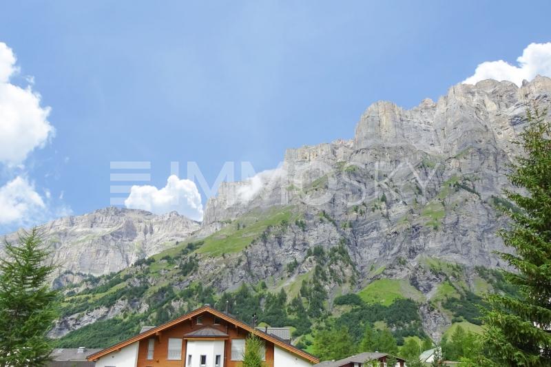 Fantastische Aussicht - 4.5 Zimmer Attikawohnung in Leukerbad