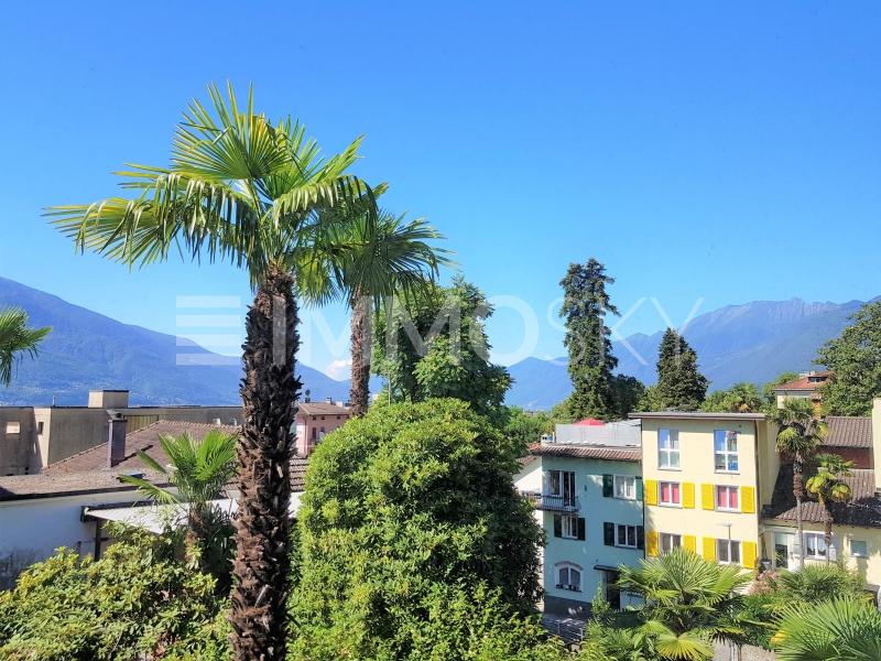 Camera da letto con ampia vista - 7.5 Zimmer Wohnung in Muralto