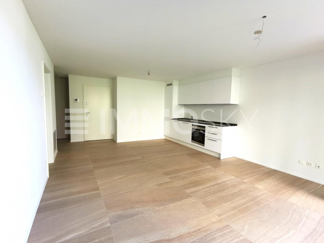Pregiata pavimentazione in travertino in tutto l'appartamento - 2 rooms Flat in Balerna