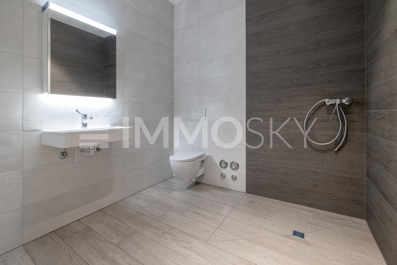Salle d eau avec douche italienne - 3.5 Zimmer Ferienwohnung in Les Ponts de Martel