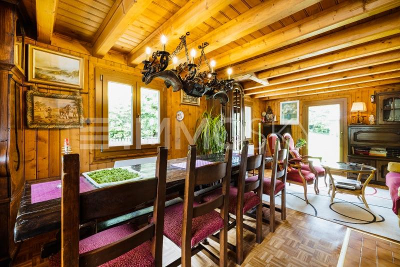 Salle à manger conviviale - 10 stanze Chalet a Les Paccots
