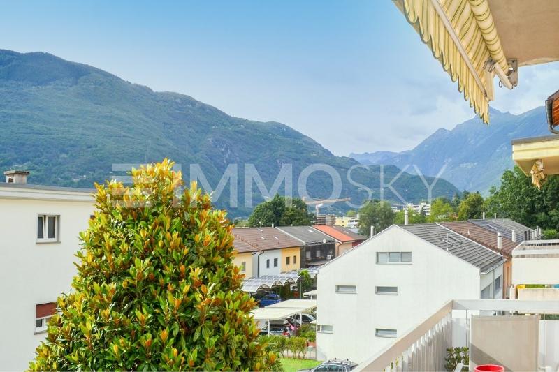 Vista dal balcone - 3.5 stanze Appartamento a Giubiasco