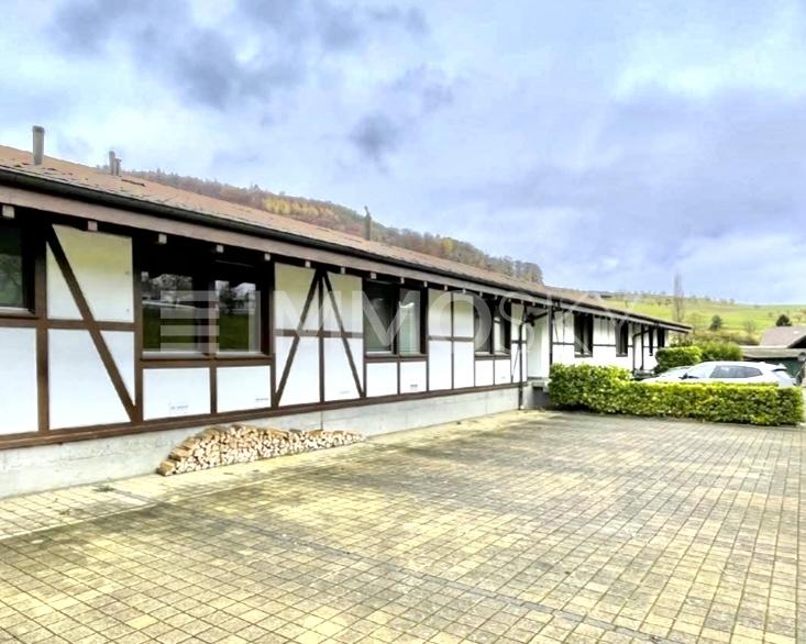 Ansprechender Riegelbau - Gewerbehaus in Arisdorf