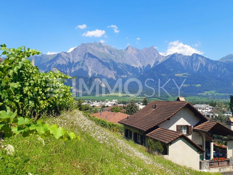 Ansicht von oben nach links - Bauland in Bad Ragaz