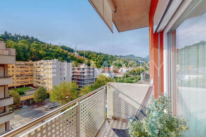 Vista aperta sulle colline - 3.5 stanze Appartamento a Lugano
