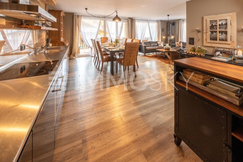 Offene Küche zum Wohnbereich - 4.5 pièces Appartement de vacances a Grächen