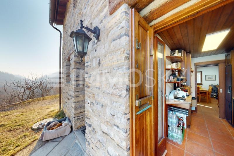 Cucina con accesso al terrazzo - 4.5 Zimmer Rustico in Castel San Pietro