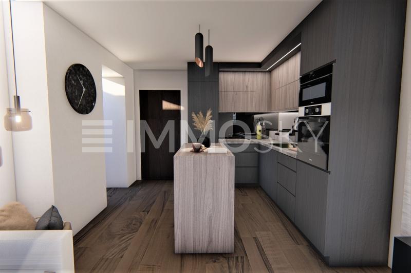 Cucina ad angolo - 1.5 Zimmer Etagenwohnung in Cresciano