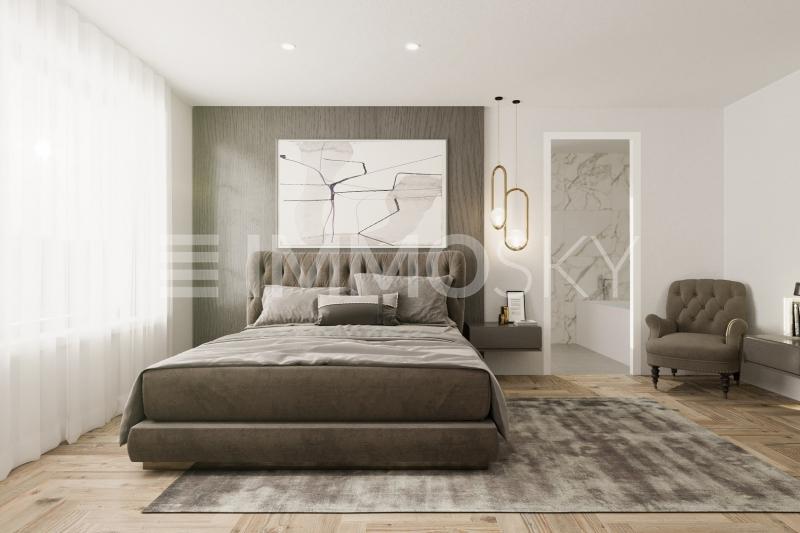 Helle Schlafzimmer  - 4.5 Zimmer Wohnung in Flims Waldhaus