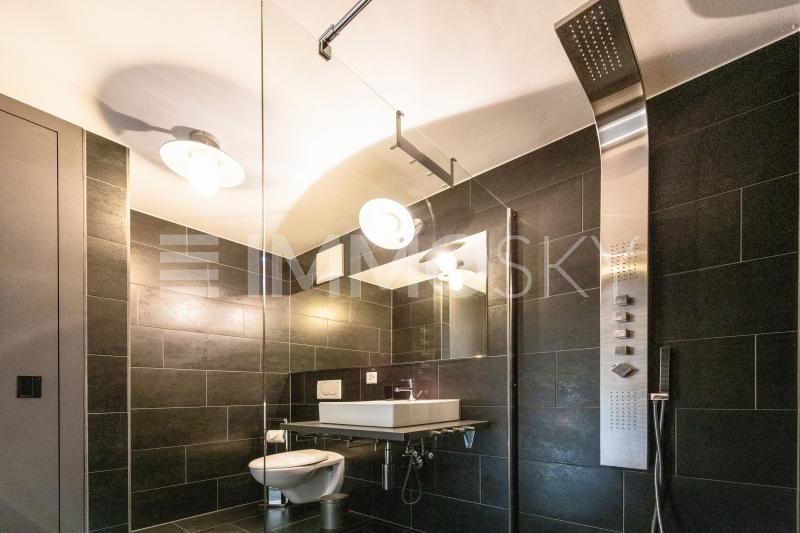 Badezimmer mit Wellnessdusche - 4.5 pièces Appartement de vacances a Grächen