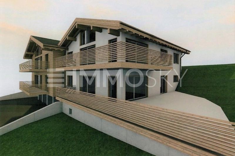 Frontansicht Projekt Haus A - 4.5 stanze Padiglione a Erschmatt