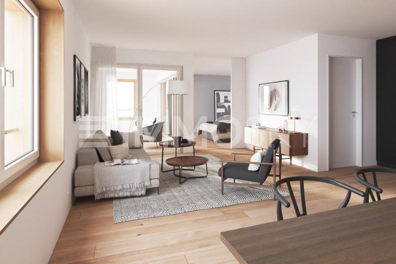 Praktische Einteilung - Wohn- und Esszimmer - 3.5 pièces Duplex a Höri