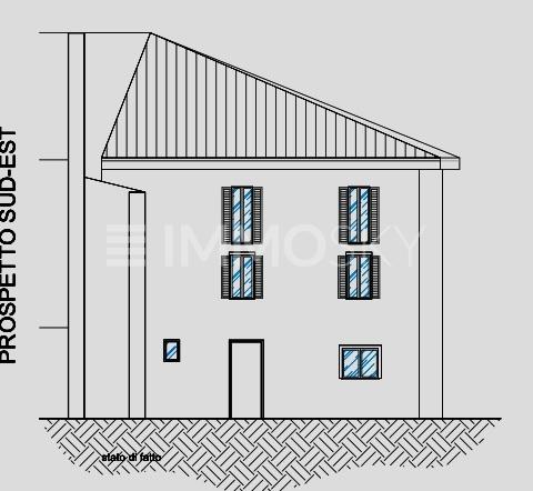 Prospetto Sud-Est - 10 pièces Maison a Genestrerio
