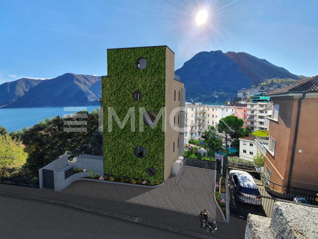 Splendida costruzione - 3.5 Zimmer Etagenwohnung in Lugano