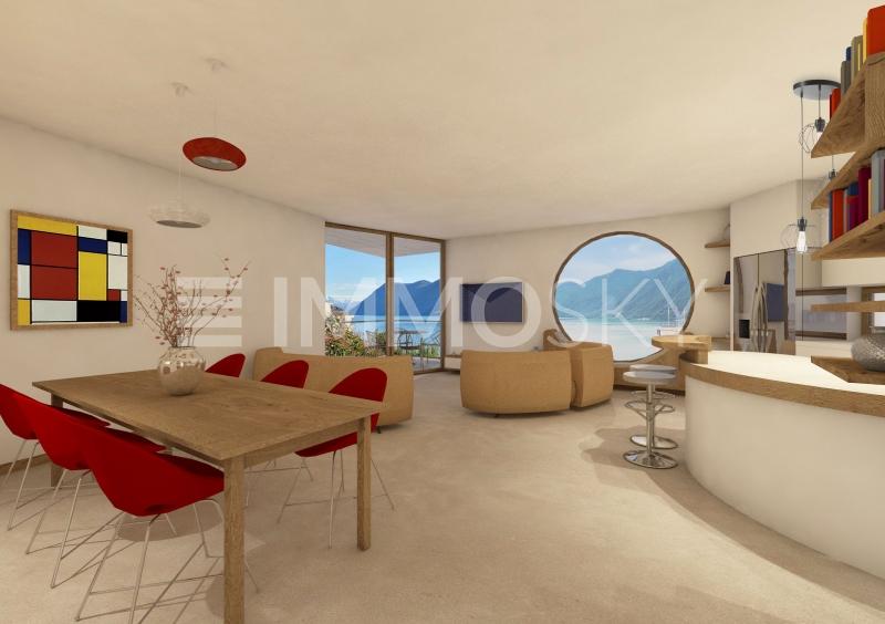 Vivere una favola - 3.5 Zimmer Etagenwohnung in Lugano