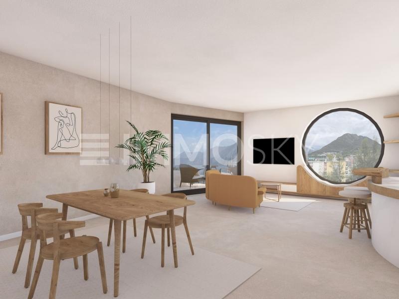 Ampio living - 3.5 Zimmer Etagenwohnung in Lugano