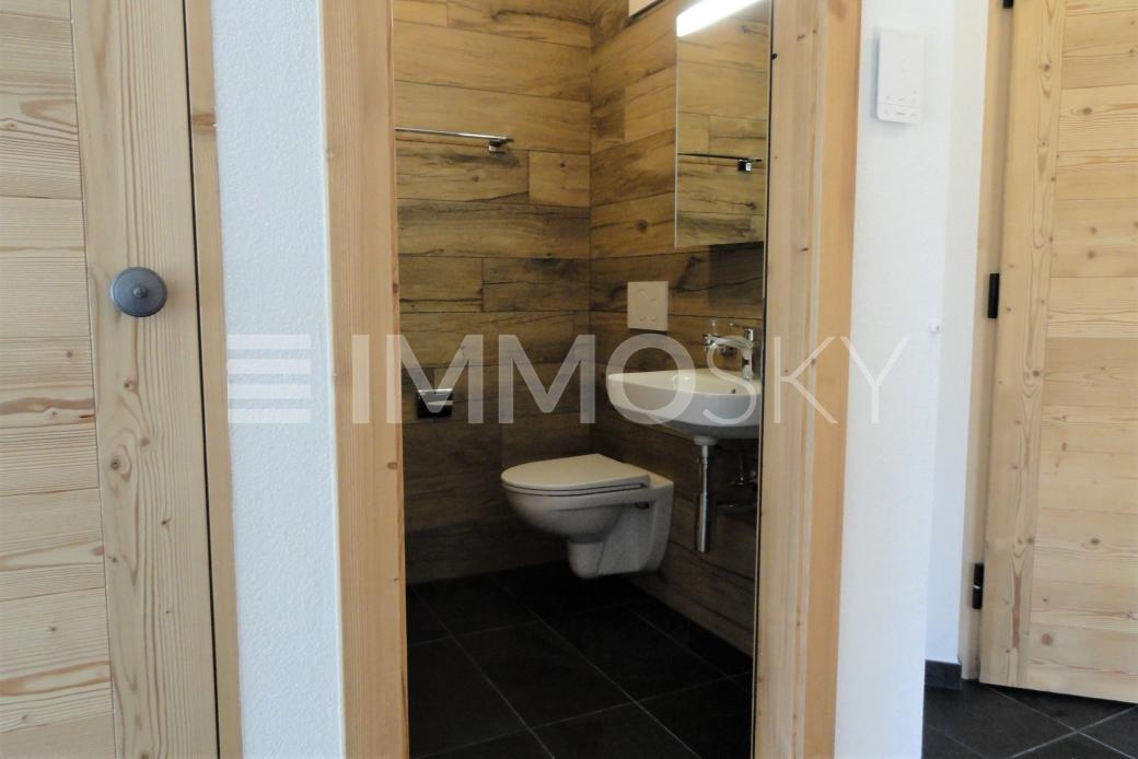 WC douche visiteur - 2.5 Zimmer Attikawohnung in Ovronnaz
