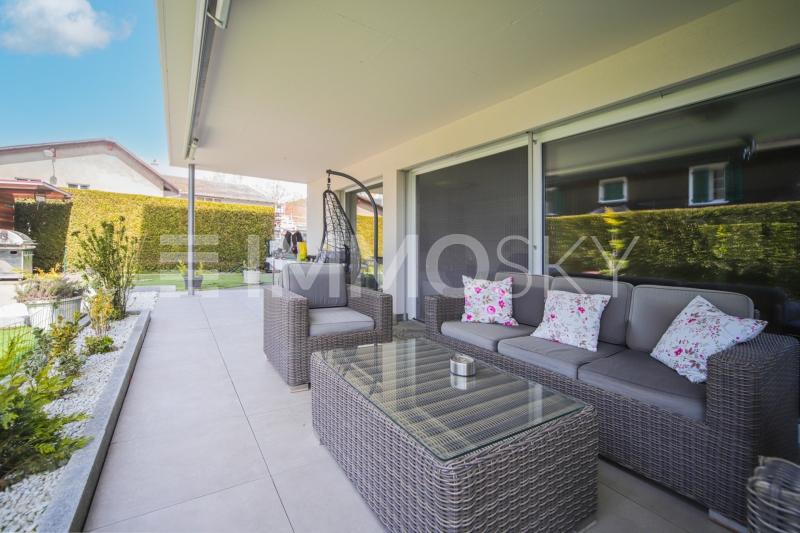 Wunderschöne, gedeckte Terrasse - 4.5 Zimmer Gartenwohnung in Nebikon