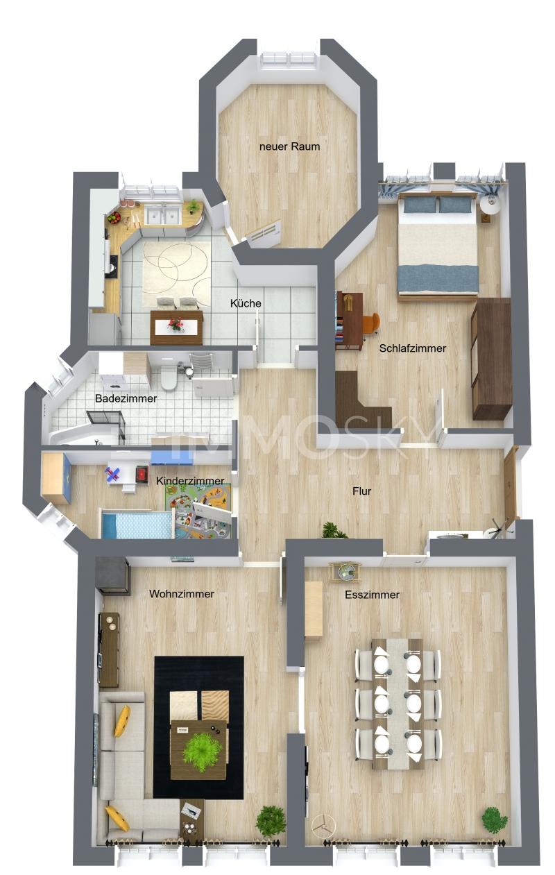 3D Floor Plan - 