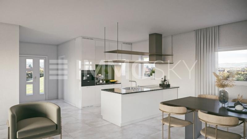Hochwertige Küche - 4.5 Zimmer Terrassenhaus in Umiken