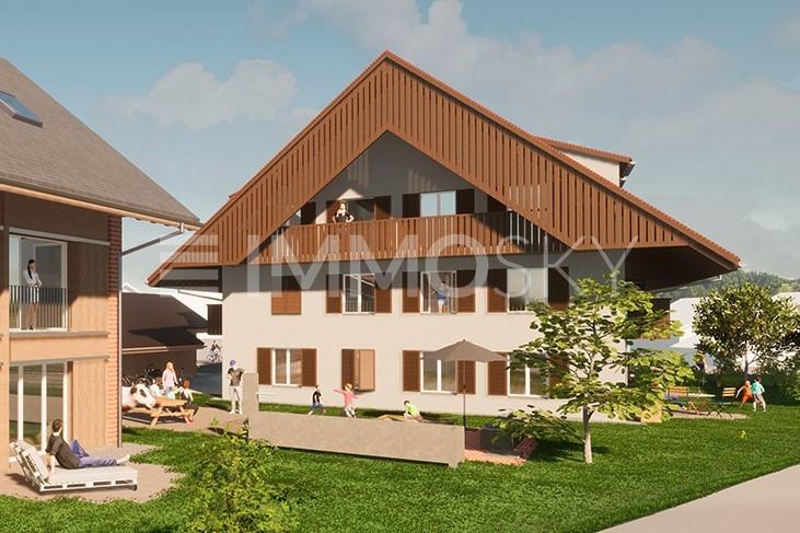 Aussenansicht - 4.5 Zimmer Wohnung in Schüpbach