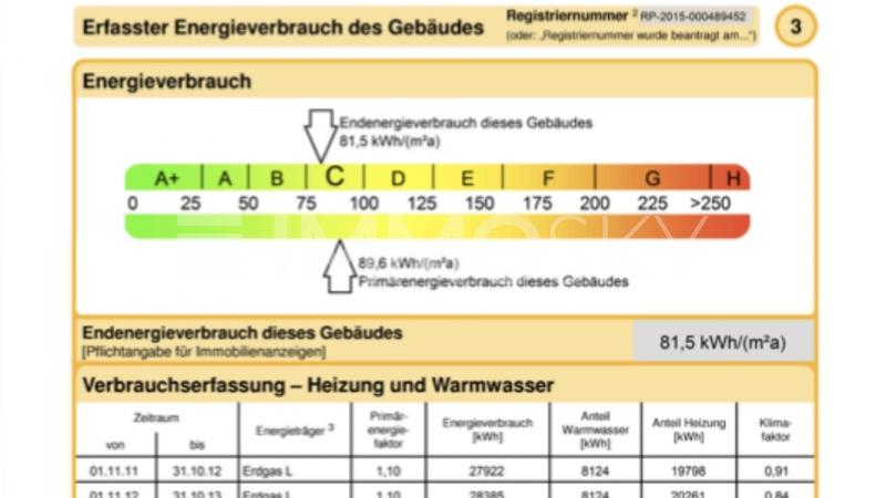 Energieausweis - 