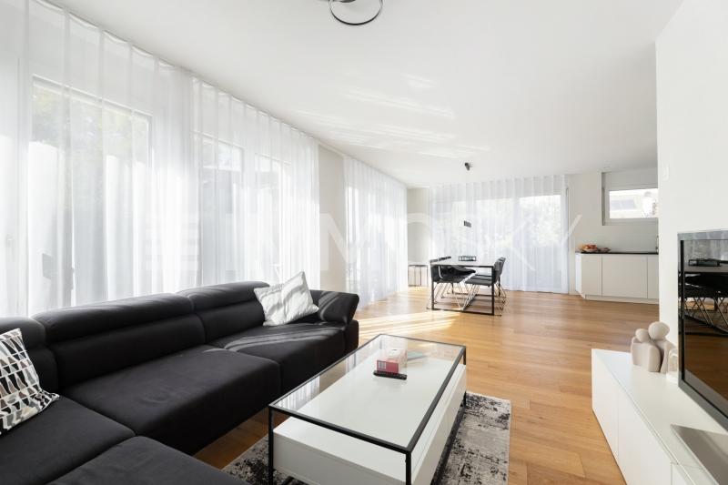 Edles Wohnzimmer - 5.5 Zimmer Einfamilienhaus in Pratteln