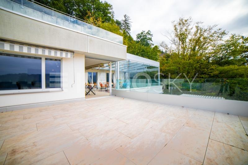 Offene Terrasse mit Aussicht - 4.5 Zimmer Terrassenwohnung in Erlinsbach