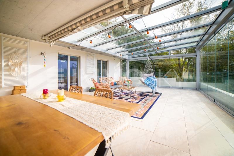 Neuer, beheizter Wintergarten - 4.5 Zimmer Terrassenwohnung in Erlinsbach