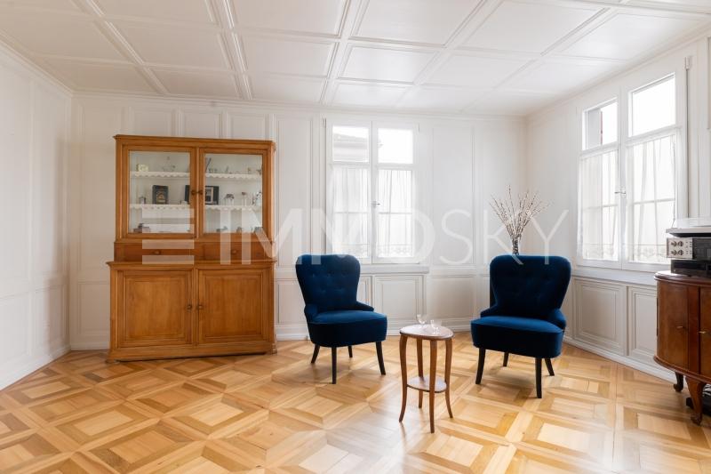 Bezauberndes Wohnzimmer  - 10.5 Zimmer Einfamilienhaus in Wolfhalden