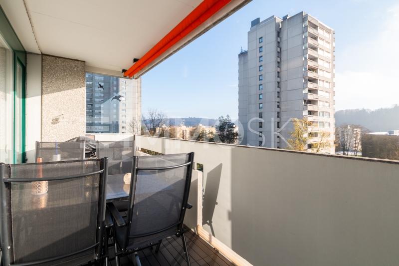 Für gesellige Stunden im Freien - 4.5 Zimmer Etagenwohnung in Hinterkappelen