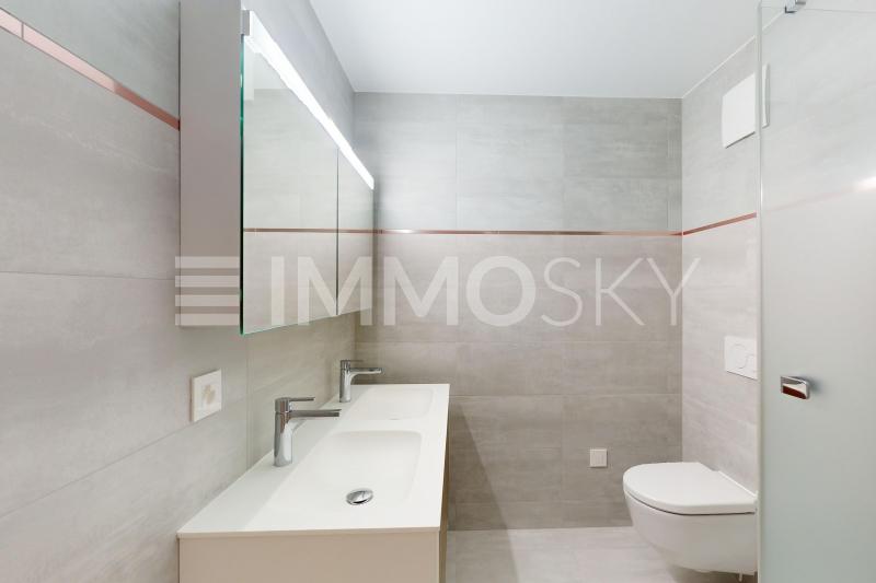 Salle de douche chambre parentale - 4.5 pièces Appartement en rez-de-chaussée a Etoy