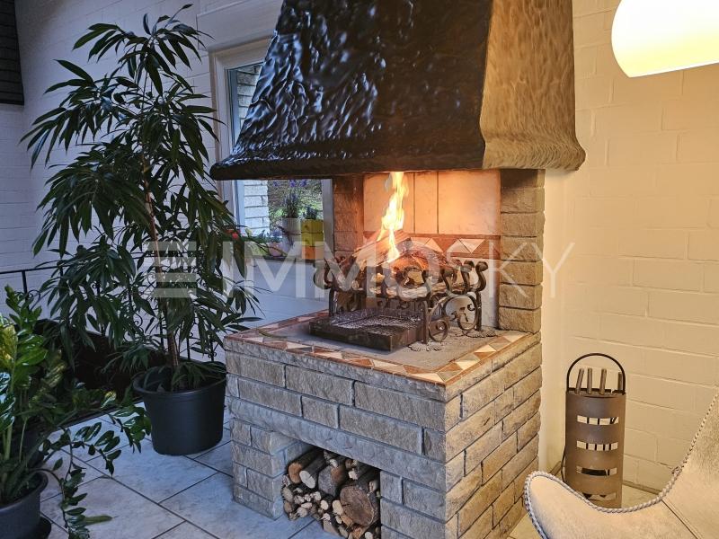 Kamin im Esszimmer - 